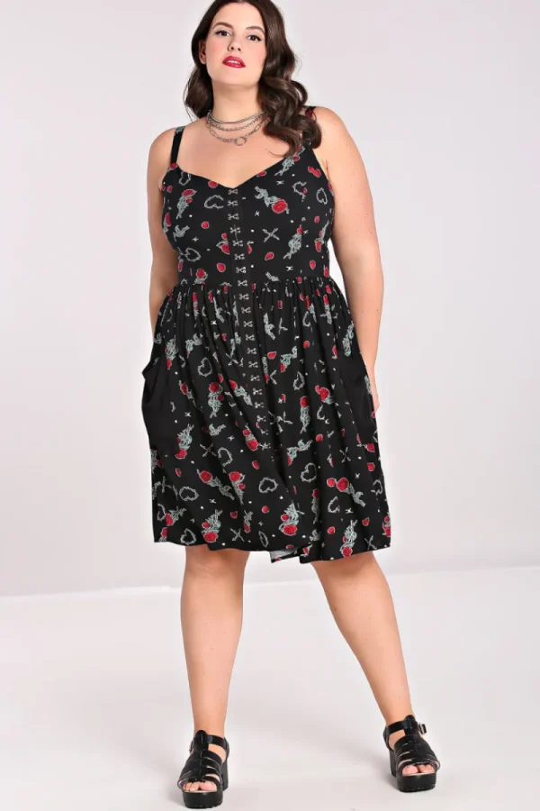 Hell Bunny Dresses | Dresses>Zoey Knee Dress Black