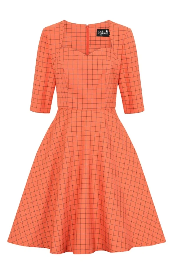 Hell Bunny Dresses | Dresses>Zora Mid Dress Orange