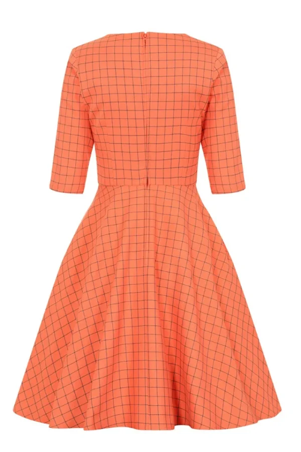 Hell Bunny Dresses | Dresses>Zora Mid Dress Orange
