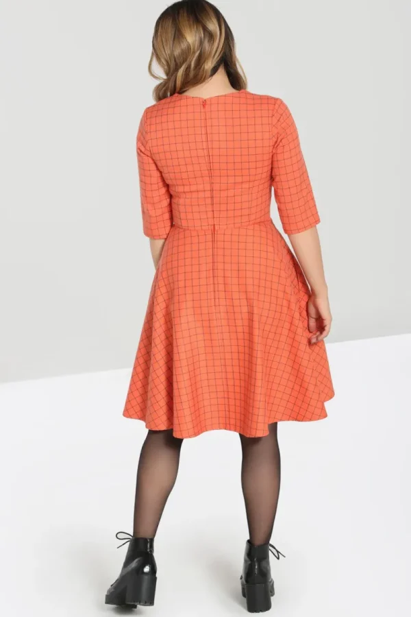 Hell Bunny Dresses | Dresses>Zora Mid Dress Orange